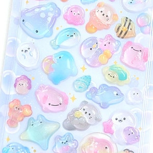 Adesivo decorativo 3D BONBON DROP Seal (1 folha)
