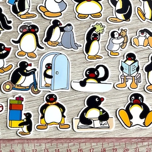 Schattige pinguïndecoratiesticker, 40 stuks (nr. 176-01)
