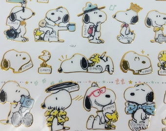 Snoopy Kiratto Mark Seal Deco Sticker (1 Sheet)