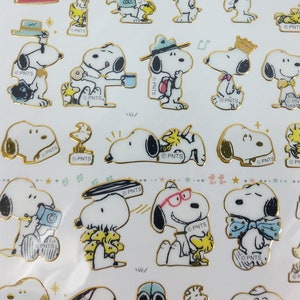 Snoopy Kiratto Mark Seal Deco Sticker (1 Sheet)