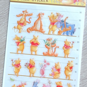 Pegatina decorativa de Winnie the Pooh (pegatina de 4 tamaños)