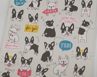 Lovely Puppy Dog Deco Sticker