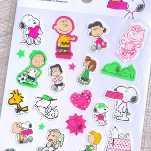 Funny Snoopy Deco Sticker (1 Sheet)