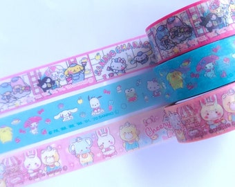 Sanrio Assorted Washi Tapes Surprise Bag, Washi Tape Grab Bag, Kawaii Grab  Bag, Sanrio Masking Tapes, Penpal Kit, Journal Supplies, BFF Gift 