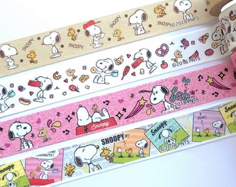 Snoopy And Friends Washi Masking Tape (15mm X 5M)