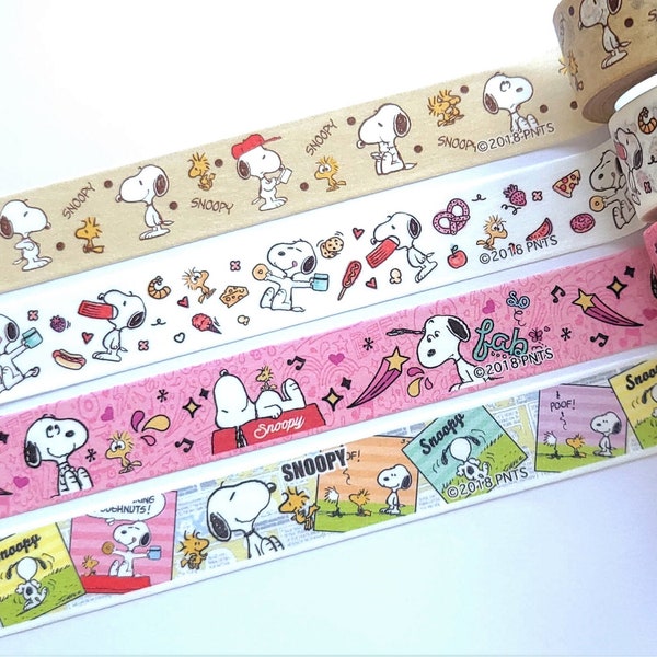 Snoopy And Friends Washi Masking Tape (15mm X 5M)