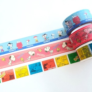Snoopy and Friends Washi-afplaktape (15 mm x 5 m)