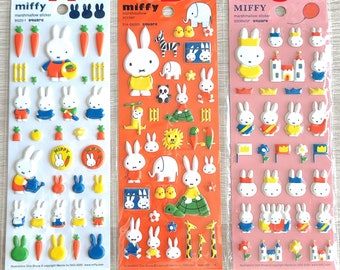 Miffy Deco Puffy Sticker (1 sheet)