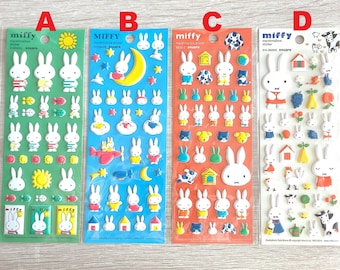 Miffy Deco Puffy Sticker (1 sheet)