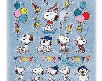 Hallmark Snoopy and Friends deco sticker (1 Sheet) ELS-829-049