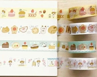 Papier Platz x mizutama cake shop series masking tape - Made in Japan