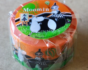 Nastro adesivo washi con personaggi Moomin (30 mm X 15 M)
