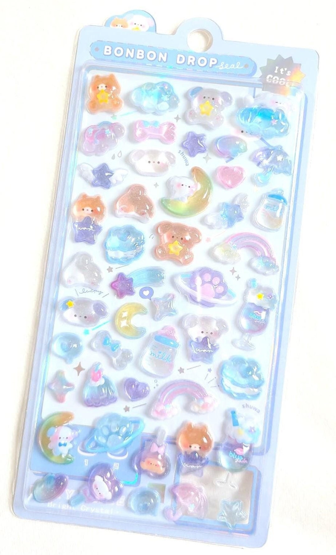 3D BONBON DROP Seal Deco Sticker (1 Sheet) - Etsy