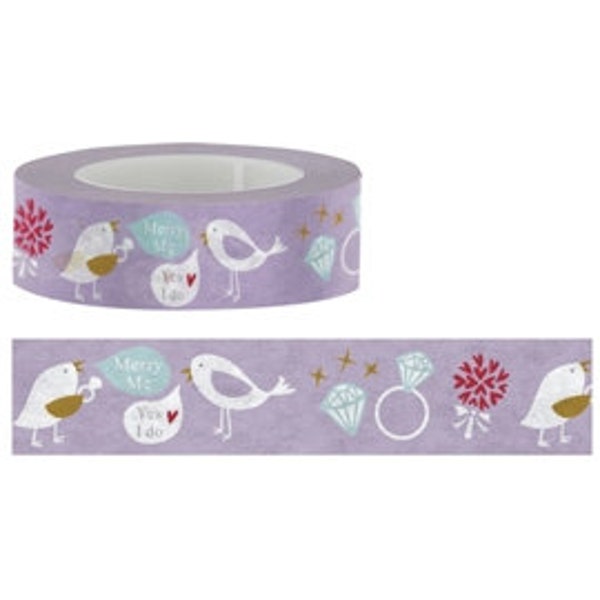 Wedding Washi Tape - Marry Me (15M)