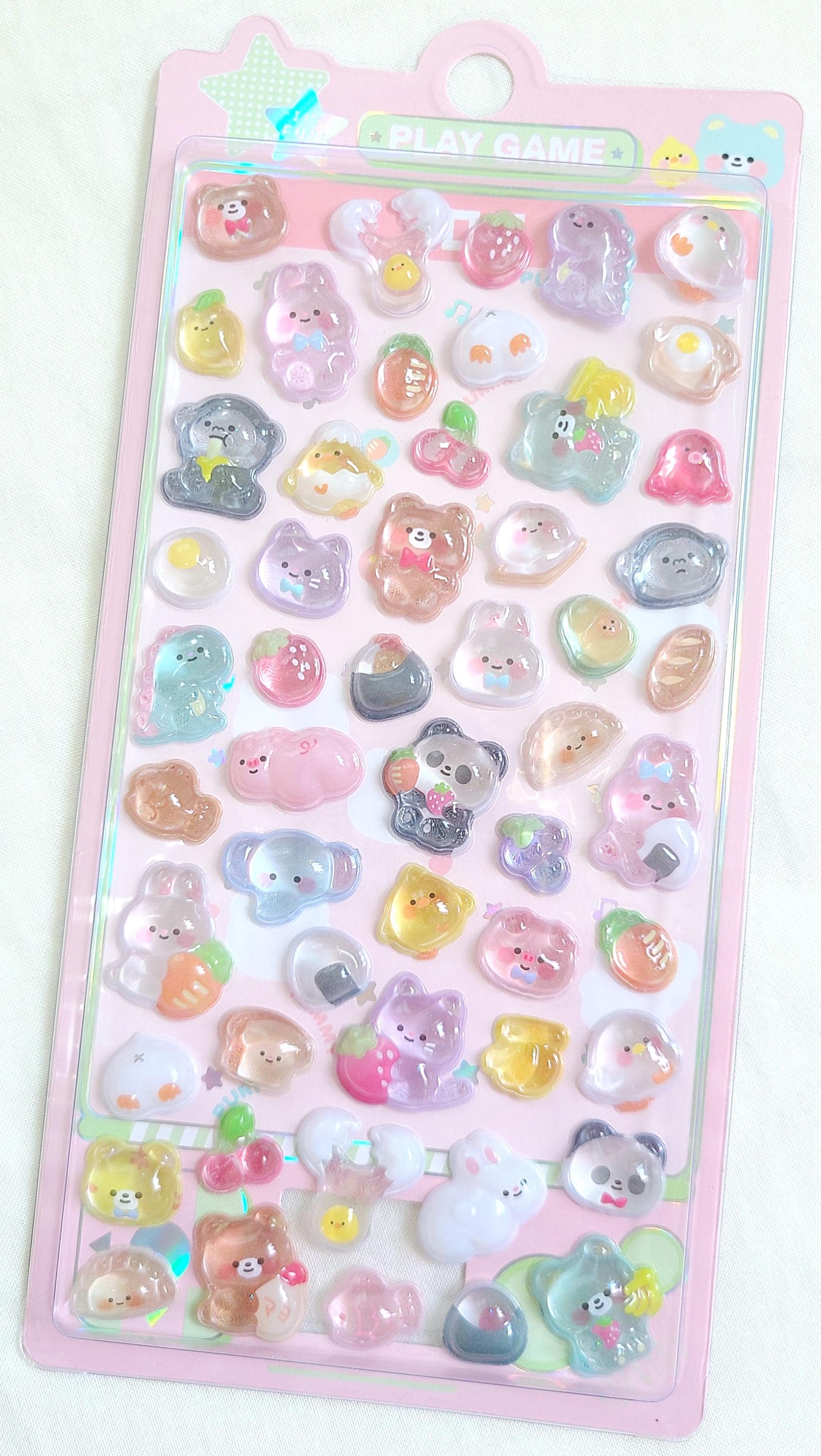 3D BONBON DROP Seal Deco Sticker (1 Sheet) - Etsy