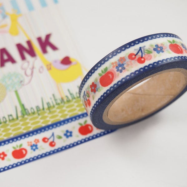 Apple & Cherry Washi Tape (10M)