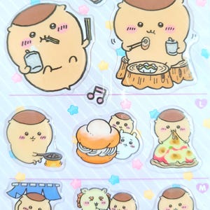 Chiikawa Kurimanjuu Gelharz-Dekosticker