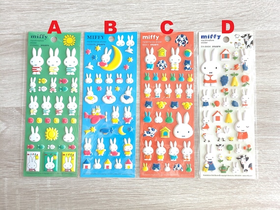 Miffy Sticker Pack Cute Japanese Character Deco Journal Diary Decoration