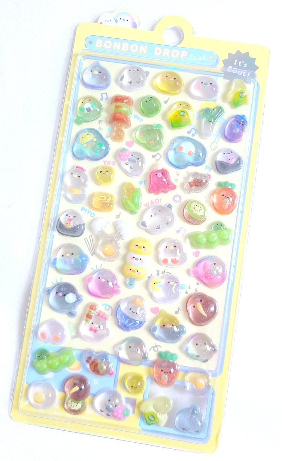 3D Hard Resin Deco Sticker (1 Sheet) - Etsy