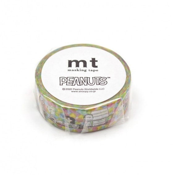Mt Snoopy and Friends Washi Masking Tape (15mm X 7M) MTPNUT09 - Etsy