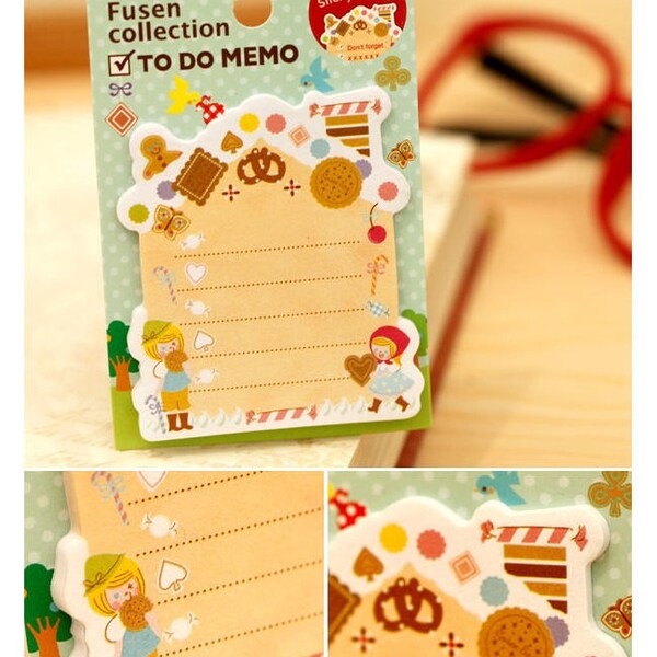 Sticky Notes Memo Paper - candy house