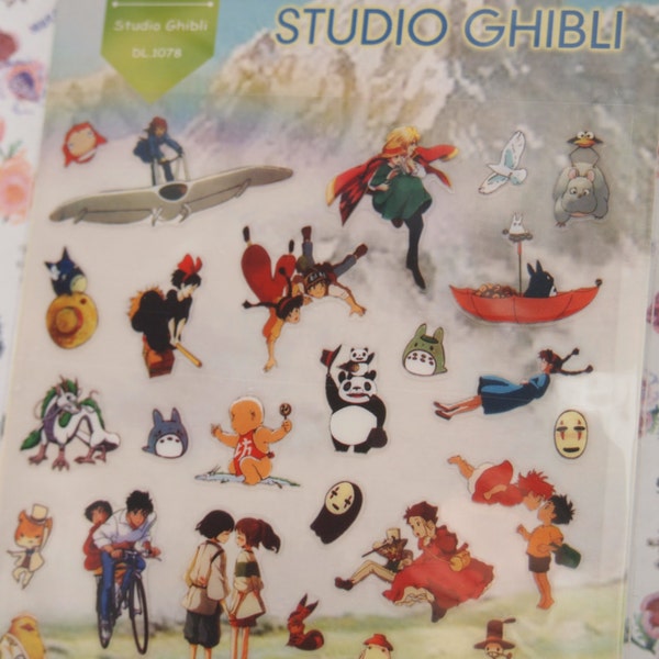 Japan Comic Studio Ghibli Aufkleber (1 Blatt)