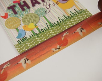 Egret Bird Washi Tape (10M)