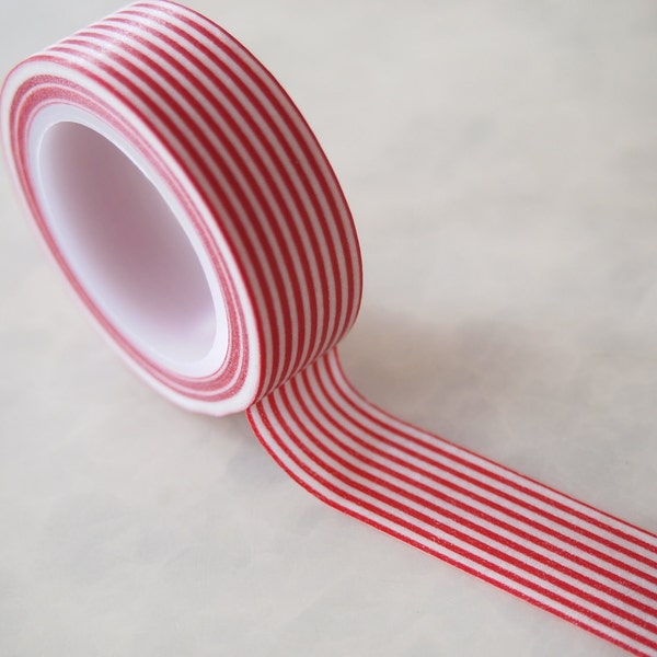 Masking Tape (Red Stripes - 10M)