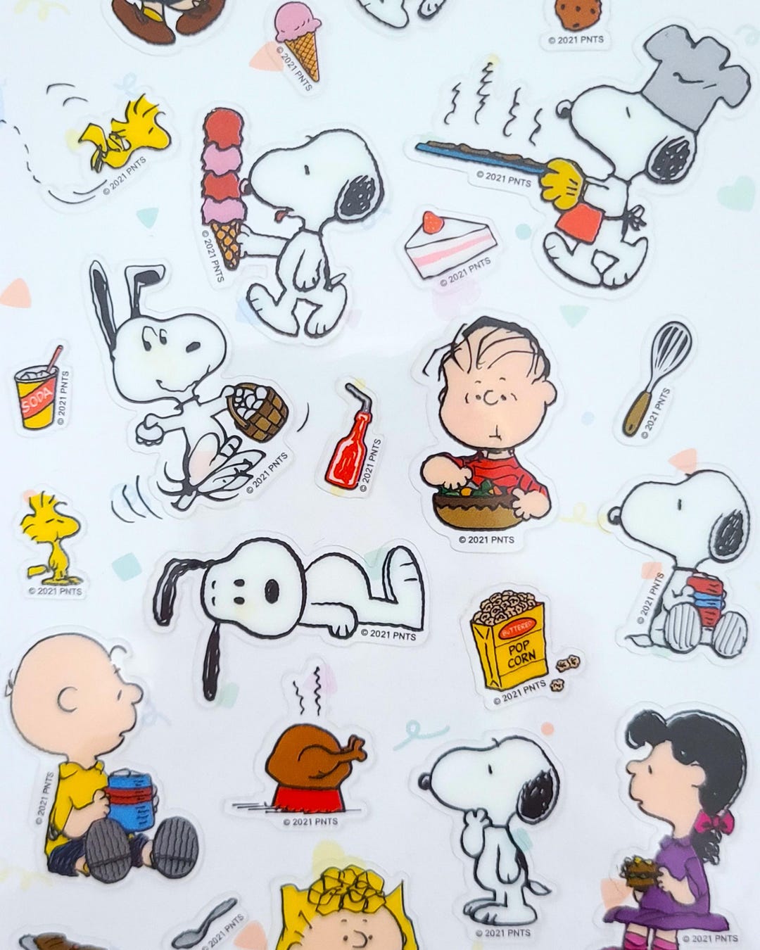 Snoopy Pool Sticker Snoopy and Friends Deco Sticker (1 Sheet) - Etsy