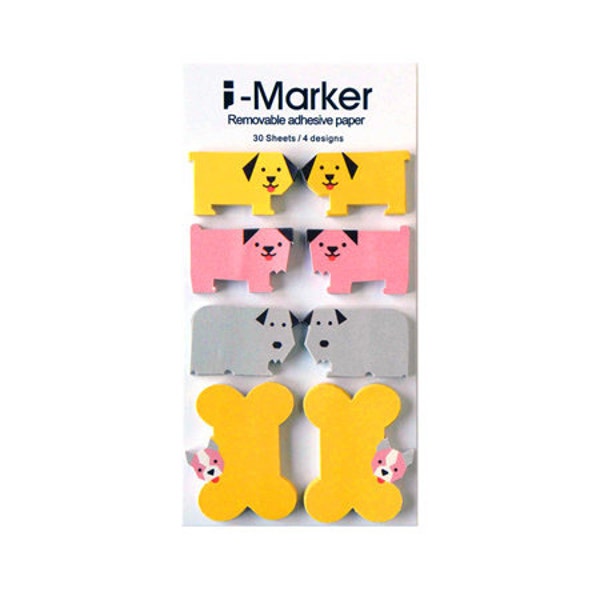 Mini Dog Index Marker /  Sticky Notes / Removable Adhesive Paper