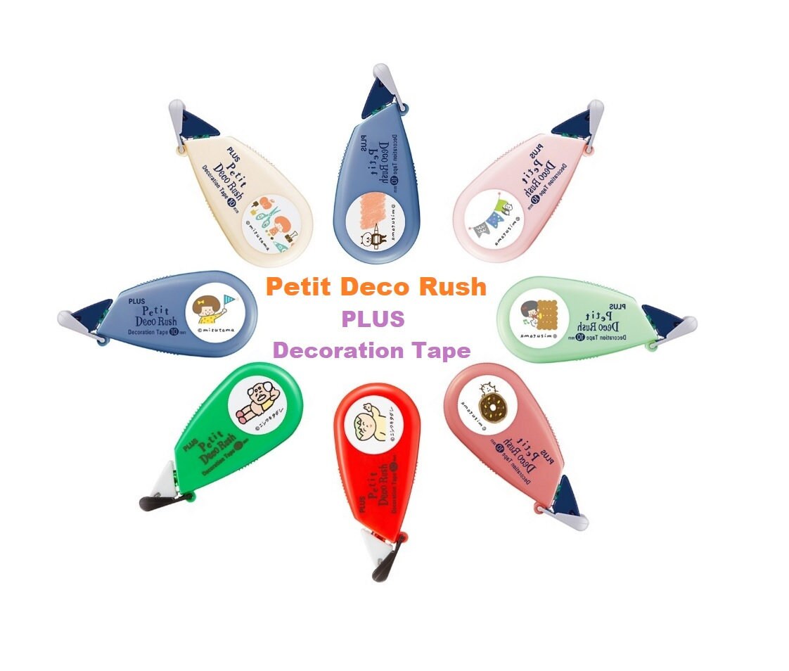 Plus X Mizutama Japan Petit Deco Rush Decoration Tape Deco Etsy Ireland