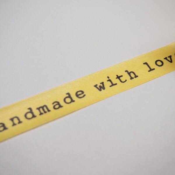 Washi Tape - handmade with love (10M)