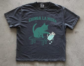 Chinga La Migra Shirt, Abolish Ice, Latino Protest Tee