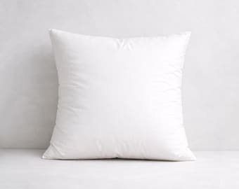 18 x 18 inch feather cushion insert – square pad for our kimono cushion covers