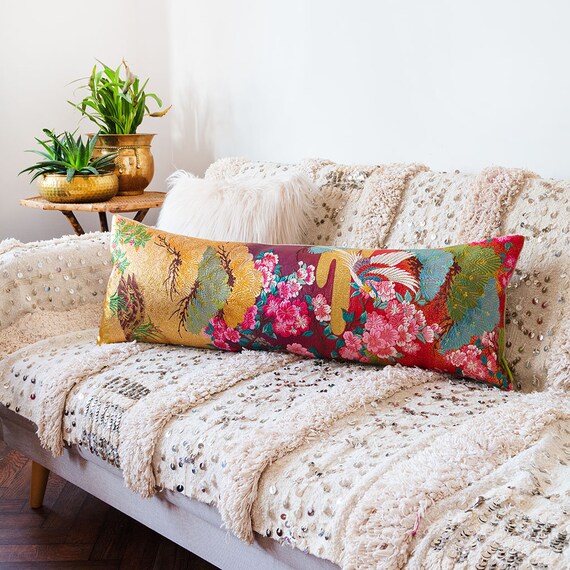 Banquette Cushion Long Bolster Pillow Unique Wedding Gift Etsy