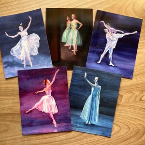 Biglietti di auguri per il balletto, regalo per il saggio di danza, cancelleria per ballerine