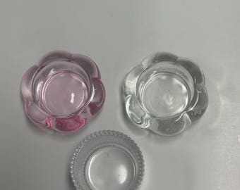 1 Count: Glass Water Bowl/ Food Bowl