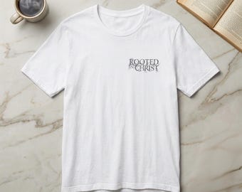 Rooted in Christ T-Shirt | Unisex Christian Faith Apparel, Gym Tee