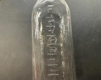 Vintage Favorite Glass Baby Bottle