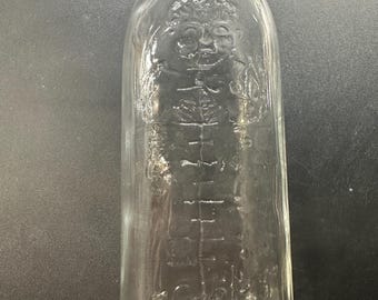 Happy Baby Vintage Glass Bottle