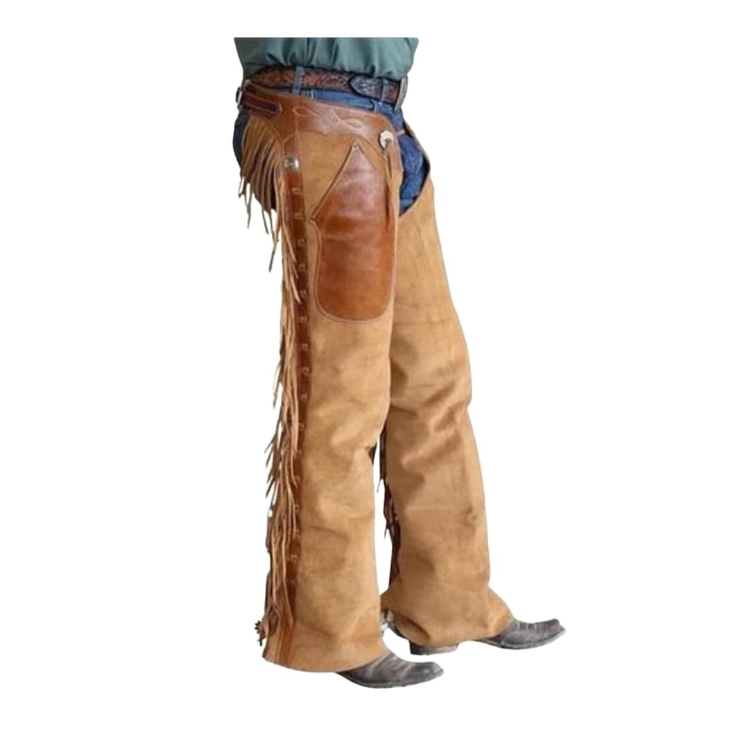 Native American Western Cowboy Chap Horse Riding Chap, Handmade Western ...