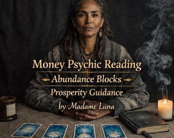 Leitura Psíquica Financeira | Bloqueios à Abundância | Orientação para a Prosperidade por Madame Luna