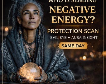 Análise de Proteção contra Energia Negativa | Quem está enviando? Mau-olhado + Análise da Aura | No mesmo dia com Madame Luna