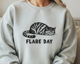 Flare Day Sweatshirt for Spoonie and Chronic Illness | Disability Awareness Crewneck |Autoimmune Warrior Gift