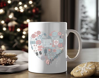 Neurologist Ceramic Mug | Neuroscience Coffee Cup, Brain Doctor Gift