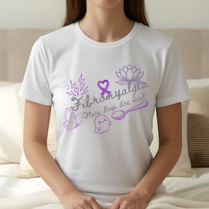 Invisible Illness Shirt Fibromyalgia | Flare Days Are Real Tee | Chronic Pain Awareness | Spoonie Gift | Fibro Butterfly Shirt
