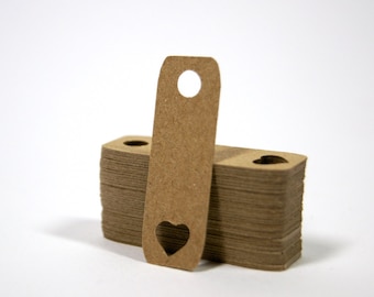 Heart Kraft Mini Tag, Set of 40