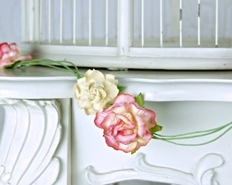 Roses Garland, Bridal or Baby Shower and Wedding, Table decoration