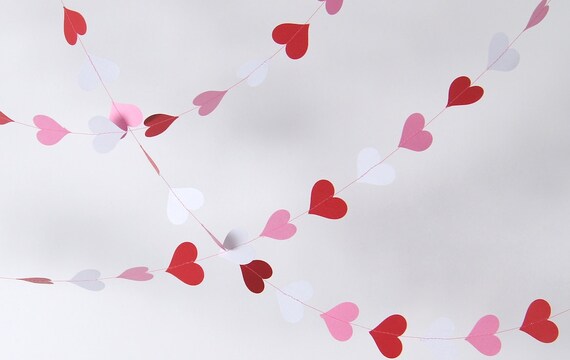 Guirnalda De Corazones Brillantes Para San Valentín: Decoración Romántica Para Fiestas (1,8 M) - México