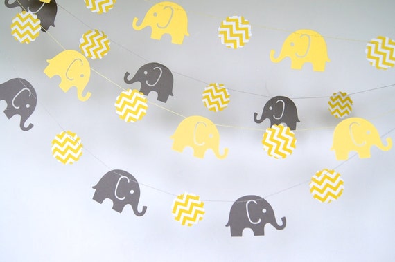 Paper cheap elephant garland